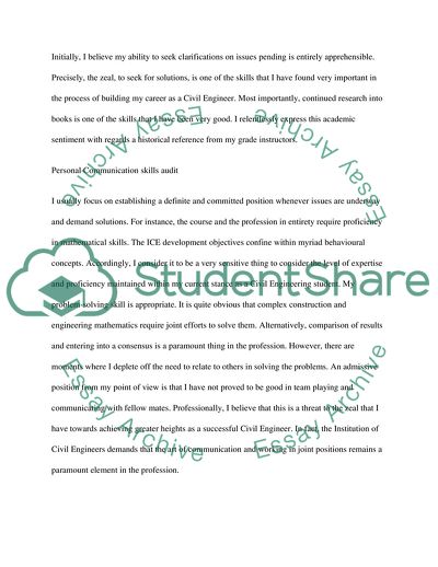 Skills Audit and Personal Development Plan