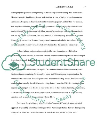 Letter of Advice Paper