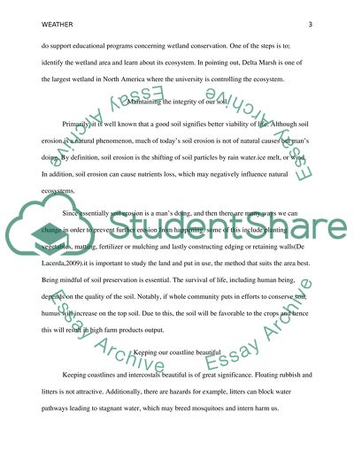 Week 3: Weather, Climate, Biomes, and Aquatic Environments - Assignments