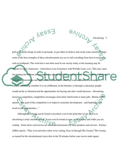 The Effectiveness of Advertising