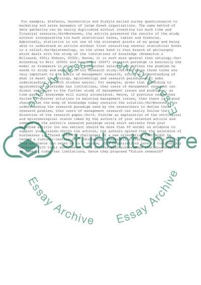 CRM and customer-centric