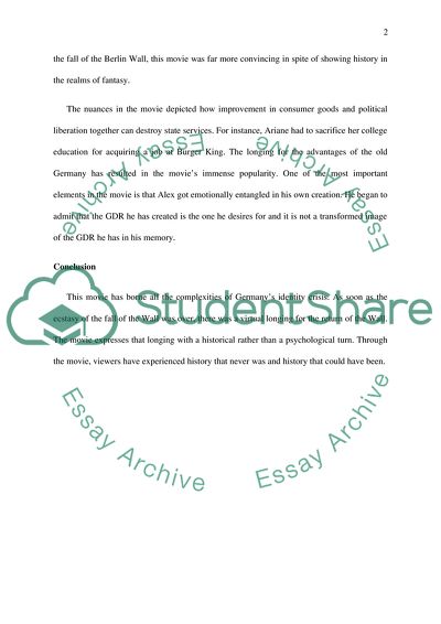 Film: Wolfgang Becker, Goodbye Lenin (2003)