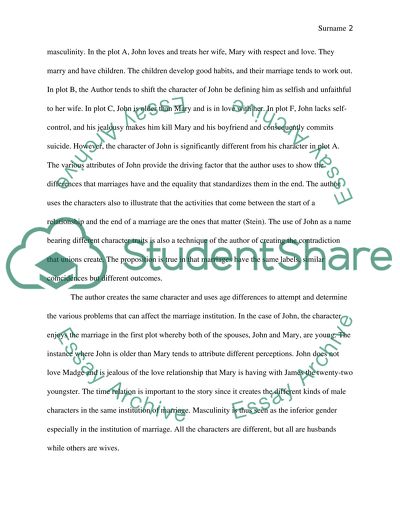 A Literary Analysis of the Treatise: Happy Ending By Margaret Atwood