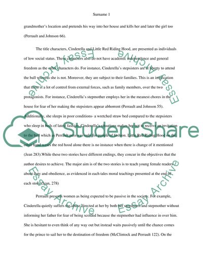 Lessons to Females through Fairytales