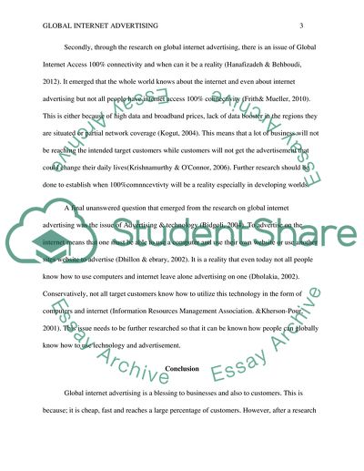 Global Internet Advertising