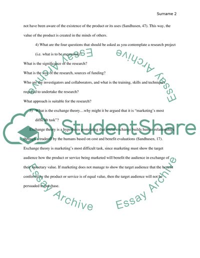 Marketing Creates Value: What Does It Mean