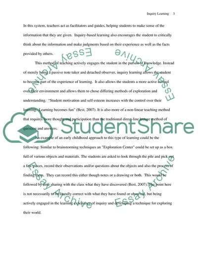 Inquiry-Based Learning