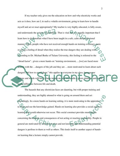 Electrical Theory Should Be More Hands-on