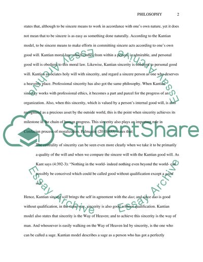 Kantian Sincerity and Professional Ethics