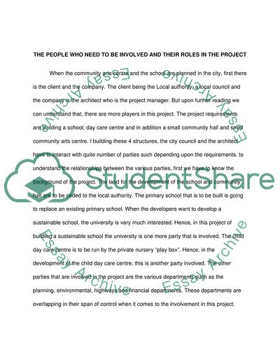 A Successful implementation of the School and Community Arts Center
