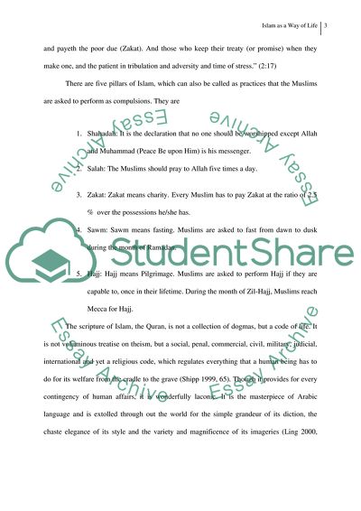 Islam as a Way of Life