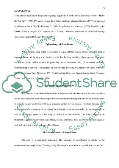 Scopolamine zombie drug side effects image