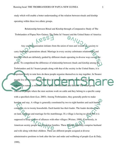 The Trobrianders of Papua New Guinea