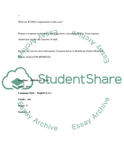 Introduction to Failure Mode and Effects Analysis