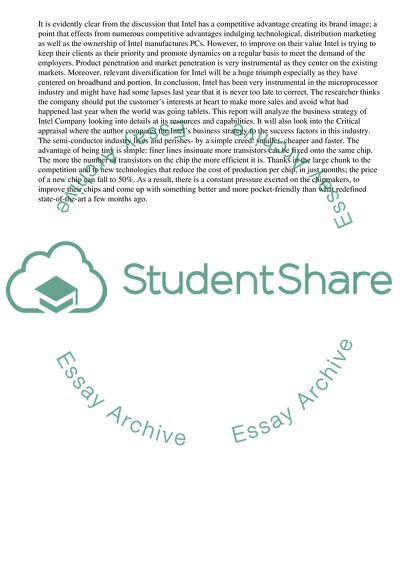 Microprocessor Industry