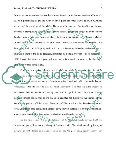 A Lesson From History of the God Father