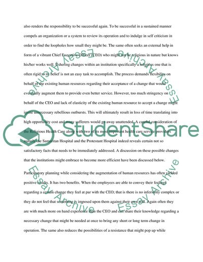 Religious Health Care