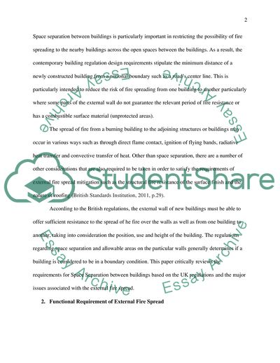 Requirements for Space Separation between Buildings