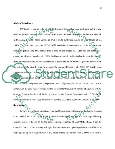 Cerebral Autosomal Dominant Arteriopathy