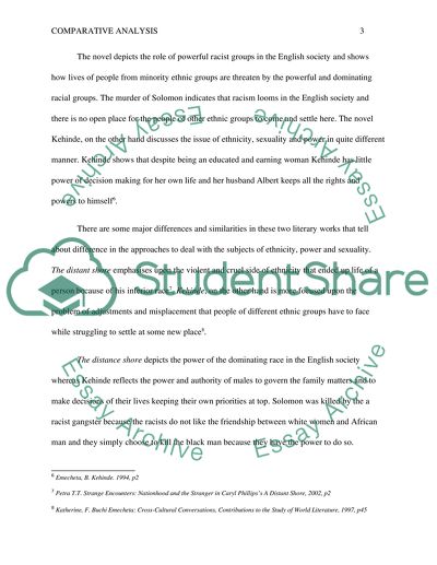 Power, Ethnicity and Sexuality in Kehinde and A Distant Shore