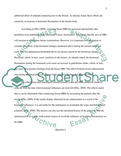 Breast Magnetic Resonance Imaging Preast