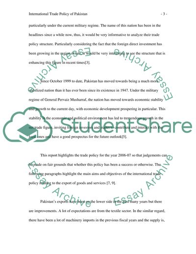 International Trade Policy