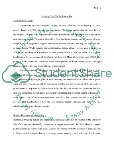 Post-Surgical Elderly Nursing