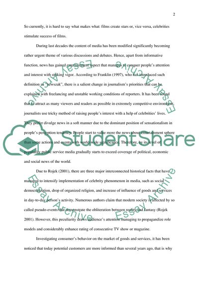 Celebrity vs. Ordinary People Phenomenon