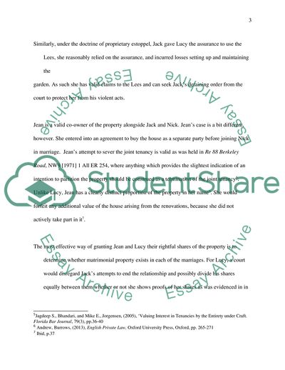 Family law problem question