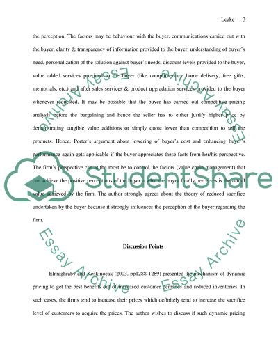 Understanding Buyers Value