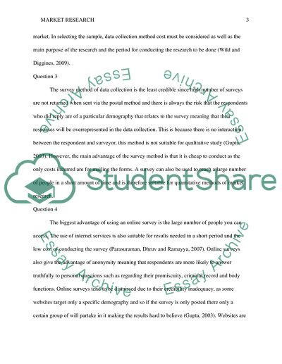 Market Research and Online Surveys