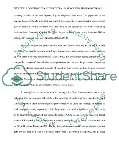 The economy of the Republic of China