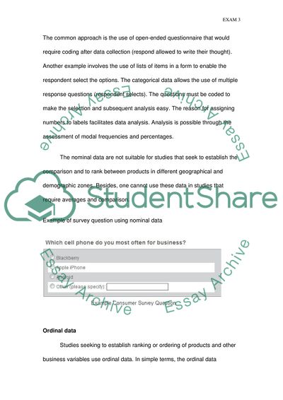 Nominal or Categorical Data, Differences between Nominal, Ordinal, and Ratio Scales