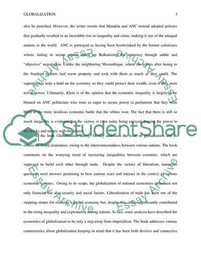 Globalization and the End of the Nation-State