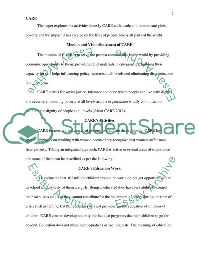 Global Poverty: Cooperative for American Remittances to Europe