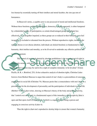 Is Abortion Morally Wrong, or Is It Morally Permissible