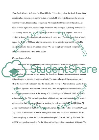 Intelligence Success or Failure of Terrorist Attacks of 9-11