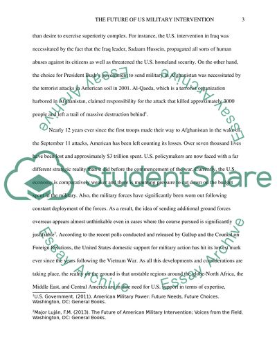 Army thesis statement examples image