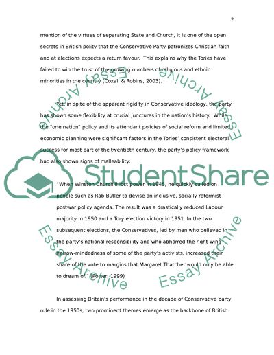 The Main Features of British Politics