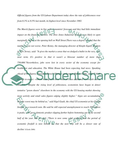 Economists See Recession Through