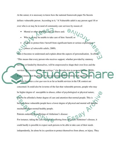 Social Work Practice in Safeguarding Adults