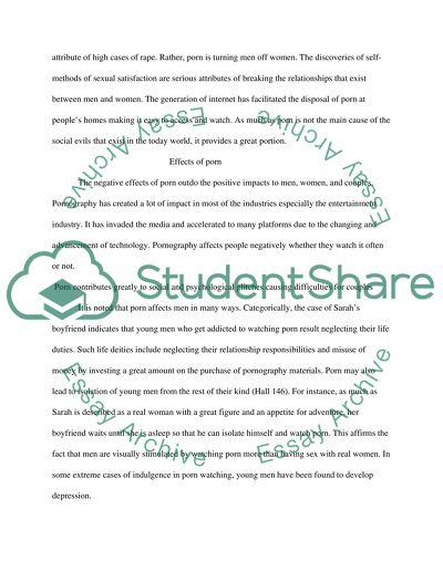 Adverse Effects of Pornography