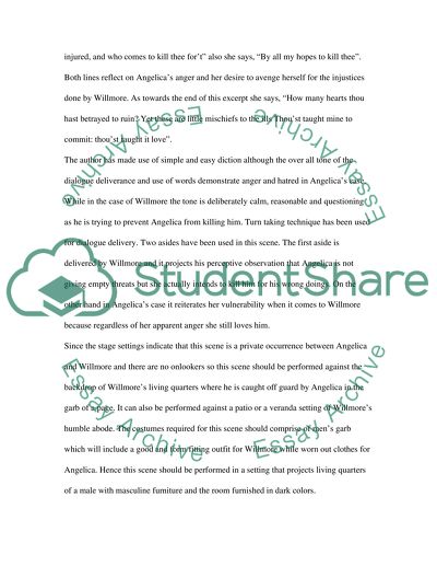 LANGUSGE AND THEMATIC ANALYSIS OF THE EXCERPT FORM THE ROVER