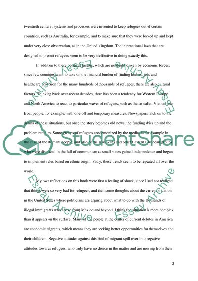 Book reaction of the book Human Cargo by Caroline Moorehead