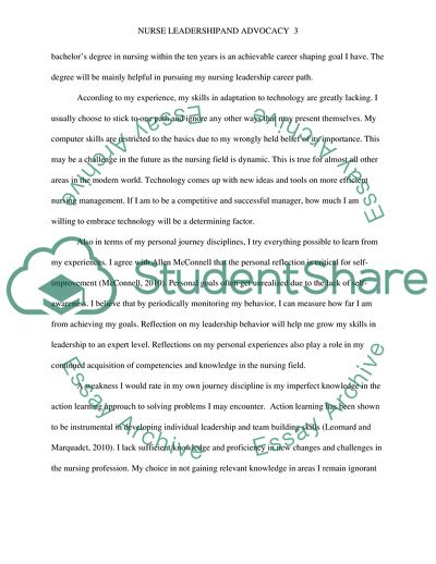 Nurse Leadership Evaluation and Advocacy