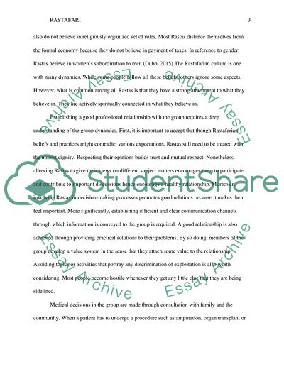 Phenomenon of Rastafarian Culture