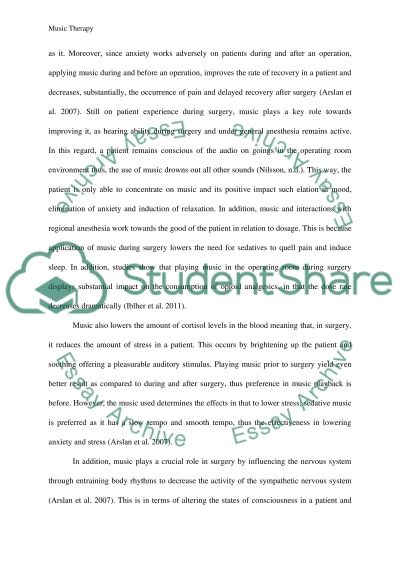 music therapy essay thesis Free essays on music therapy use our research documents to help you learn 1 - 25. music therapy essay thesis Free essays on music therapy use our research documents to help you learn 1 - 25.