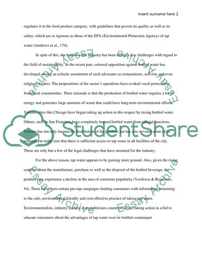 Effects of the Bottled Water Industry