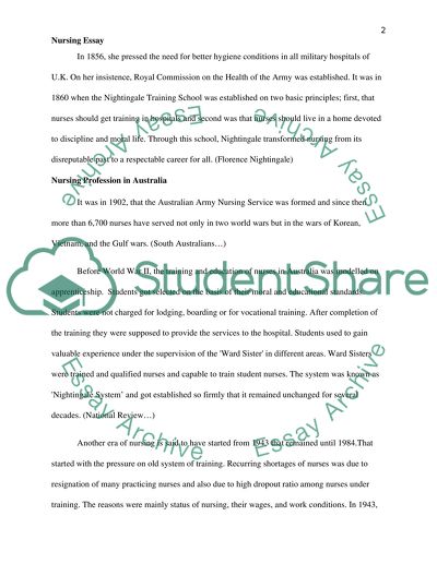 Nursing Profession in Australia