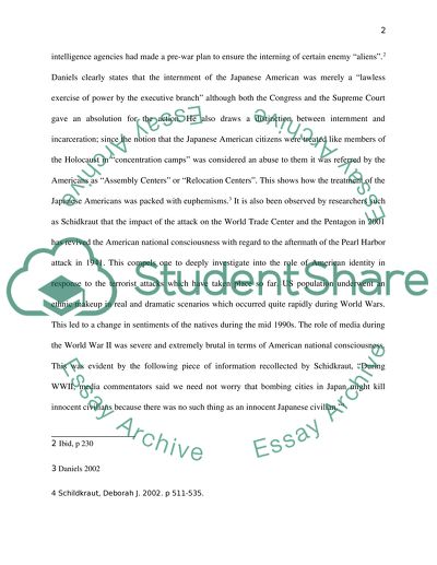 The Japanese American Internment